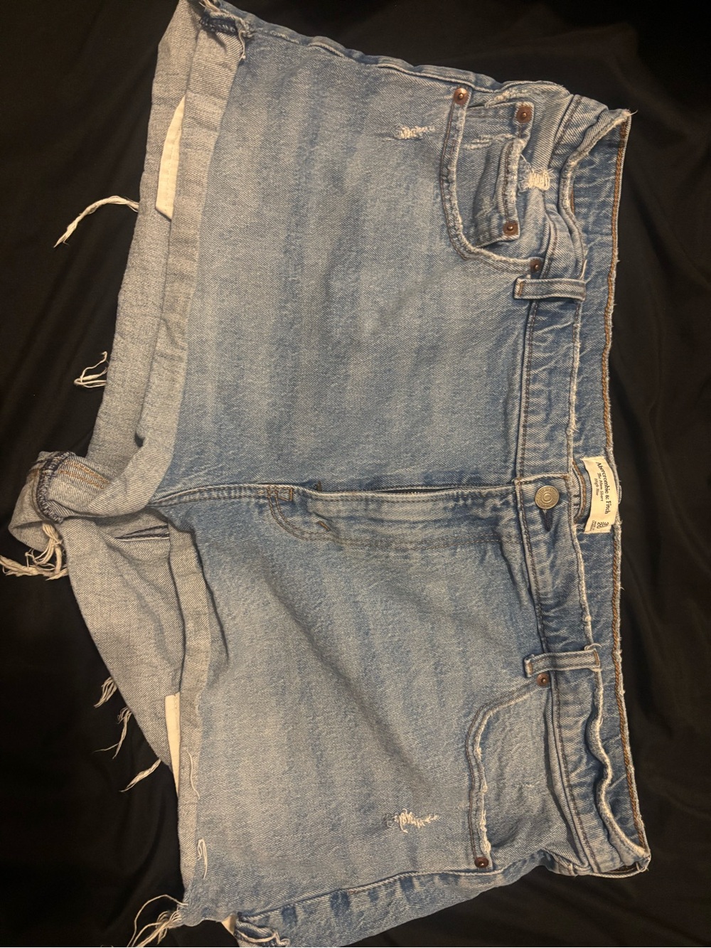 Abercrombie & Fitch Light Blue Denim Jean Shorts